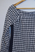 Blusa xadrez preta e branca (38) - comprar online