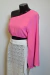 Cropped Rosa Ombro Único (38) - comprar online