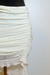 Saia Off-White Drapeado (38) - comprar online