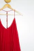Vestido Plissado Vermelho (40) - comprar online