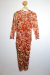 Vestido Tule Laranja Flores Lasso (42) na internet