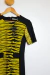 Vestido Amarelo Zebrado Animale (36) - comprar online
