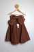 Vestido Marrom Laço Zara (40)
