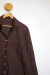 Camisa Marrom Alongada (44) - comprar online