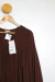 Camisa Bata Marrom Zara (40) - comprar online