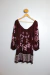 Vestido Vinho Havaí NOVO (44) na internet