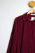 Camisa Vinho Plissada (46) - comprar online