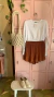 Short Caramelo Plissado (48) - comprar online
