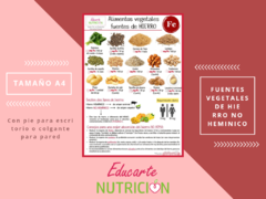 Infografía hierro vegetal