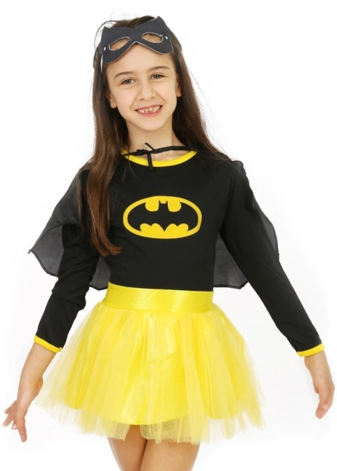 Disfraz Infantil Batichica con capa y antifaz