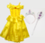 Disfraz Infantil Princesas largo + Set corona, trenza y cetro - Motivosparaquererte