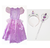 Disfraz Infantil Princesas largo + Set corona, trenza y cetro - tienda online