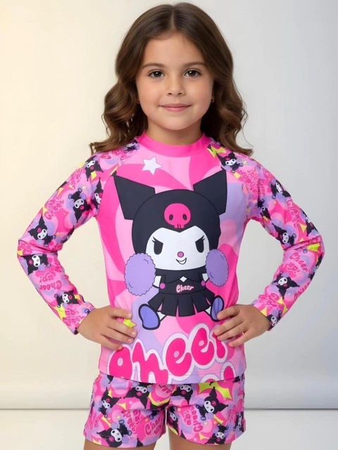 Conjunto nena Kuromi importado Filtro uv