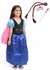 Disfraz Infantil Anna Largo + Set corona, trenza y cetro - (copia) - comprar online