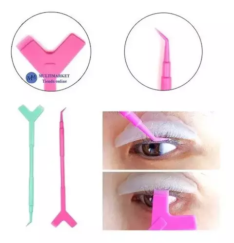 Peine espatula para lifting de pestañas