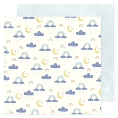 American Crafts - Coleção Hello Little Boy - Papel para Scrapbook - Rainbows 34030005