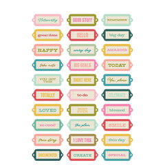 Simple Stories - Coleção Noteworthy - Bloco de Adesivos - loja online