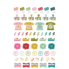 Imagem do Simple Stories - Coleção Noteworthy - Bloco de Adesivos