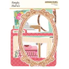 Simple Stories - Coleção Noteworthy - Frames chipboards