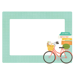 Simple Stories - Coleção Summer Snapshots - Frames chipboards na internet
