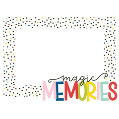 Simple Stories - Coleção Say Cheese Magic - Frames chipboards na internet