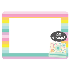 Simple Stories - Coleção Crafty Things - Frames chipboards na internet