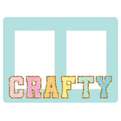 Simple Stories - Coleção Crafty Things - Frames chipboards - comprar online