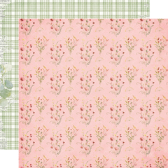 Simple Stories - Coleção Simple Vintage Meadow Flowers - Kit 12 Papéis para Scrapbook + Adesivos - Scrapbook Life - Materiais para Scrapbook