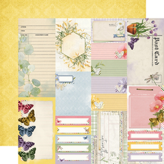Simple Stories - Coleção Simple Vintage Meadow Flowers - Kit 12 Papéis para Scrapbook + Adesivos - loja online
