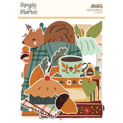 Simple Stories - Coleção Cider & Donuts - Die cuts Big