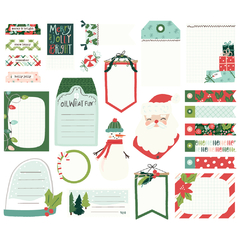 Simple Stories - Coleção Santa's Village - Die cuts Journal - comprar online