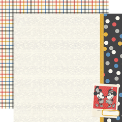 Simple Stories - Coleção Say Cheese Classic Mouse - Kit 12 Papéis para Scrapbook + Adesivos - Scrapbook Life - Materiais para Scrapbook