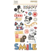 Simple Stories - Coleção Say Cheese Classic Mouse - Adesivos chipboard