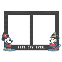 Simple Stories - Coleção Say Cheese Classic Mouse - Frames chipboards