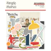 Simple Stories - Coleção For The Record - Die cuts Bits