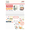 Simple Stories - Coleção For The Record - Transfer Rub-ons