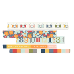 Simple Stories - Coleção For The Record - Washi tapes - comprar online