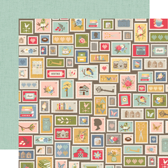 Simple Stories - Coleção Front Porch - Kit 12 Papéis para Scrapbook + Adesivos - comprar online