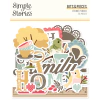 Simple Stories - Coleção Front Porch - Die cuts Bits