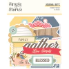 Simple Stories - Coleção Front Porch - Die cuts Journal
