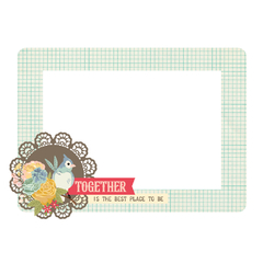 Simple Stories - Coleção Front Porch - Frames chipboards - Scrapbook Life - Materiais para Scrapbook