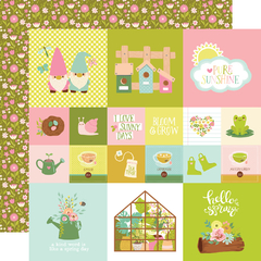 Simple Stories - Coleção Tea Garden - Kit 12 Papéis para Scrapbook + Adesivos - comprar online