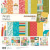 Simple Stories - Coleção Book Fair - Kit 12 Papéis para Scrapbook + Adesivos - comprar online
