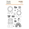 Simple Stories - Coleção Book Fair - Carimbos - comprar online