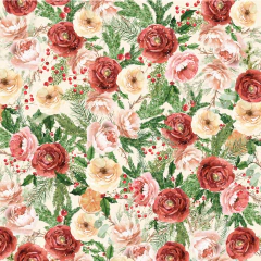 Simple Stories - Coleção SV Evergreen Memories - Papel para Scrapbook - Frosted Blooms 27809 - comprar online