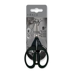 Tim Holtz/Tonic Studio - Non-Stick Titanium Micro Serrated Mini Snips 5" - Tesoura Antiaderente de Titânio 5"