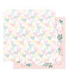 Bea Valint Design - Coleção Sketchbook - Papel para Scrapbook - Heart Song 315939
