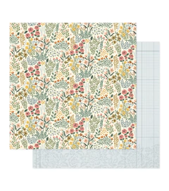 Maggie Holmes Design - Coleção Forever Fields - Kit 24 Papéis para Scrapbook + Bolsa plástica - Scrapbook Life - Materiais para Scrapbook