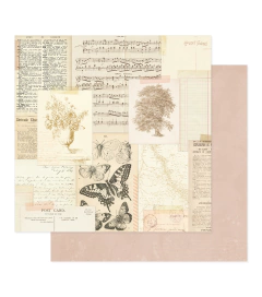Imagem do Maggie Holmes Design - Coleção Forever Fields - Kit 24 Papéis para Scrapbook + Bolsa plástica