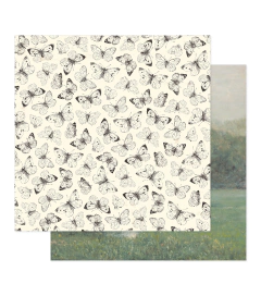 Imagem do Maggie Holmes Design - Coleção Forever Fields - Kit 24 Papéis para Scrapbook + Bolsa plástica
